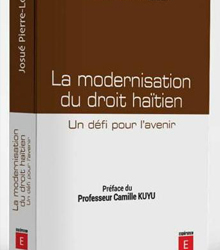 Presentación del libro ‘La Modernisation du Droit Haïtien’