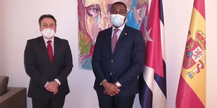 Intensa actividad del embajador de Haití con sus colegas caribeños