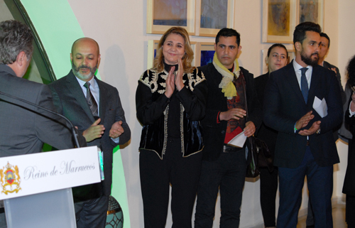 El embajador de Marruecos inaugura ‘Viaje artístico a través de tres generaciones’