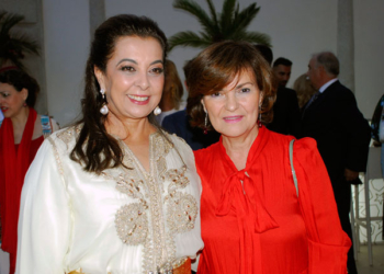 La vicepresidenta del Gobierno en funciones, Carmen Calvo, encabezó la representación del Gobierno español en la recepción ofrecida por la embajadora Karima Benyaich./ Fotos: AR