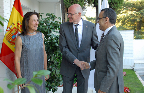 El embajador de Mónaco subraya el papel del deporte en la imagen del Principado