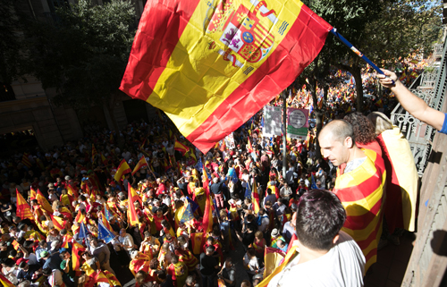 Apoyos de todo el mundo a la unidad de España tras la declaración de independencia