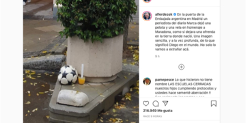 El presidente de Argentina, Alberto Fernández, compartió esta imagen en su cuenta de Instagram.