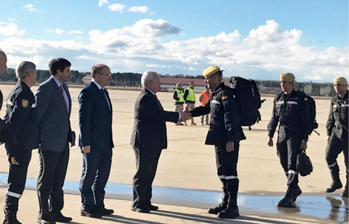 España y Chile preparan un plan de emergencias tras el éxito de la UME contra los incendios