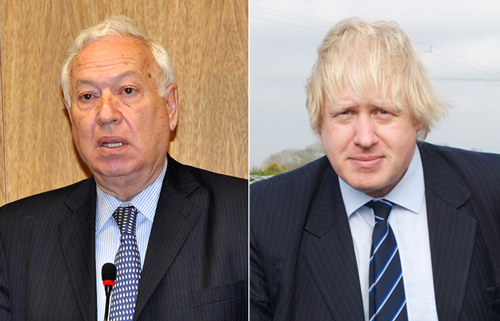 Margallo planea viajar a Londres para hablar con Johnson de Gibraltar