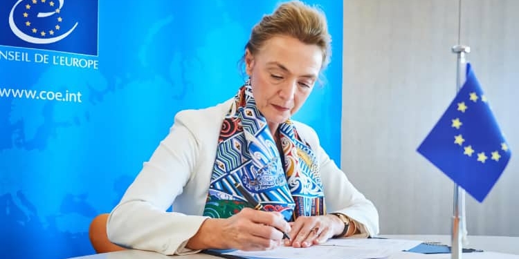 La secretaria general del Consejo de Europa, Marija Pejčinović./ Foto: OMT
