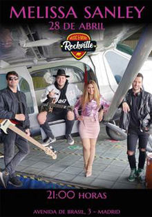 Concierto de la cantante y compositora suiza Melissa Sanley