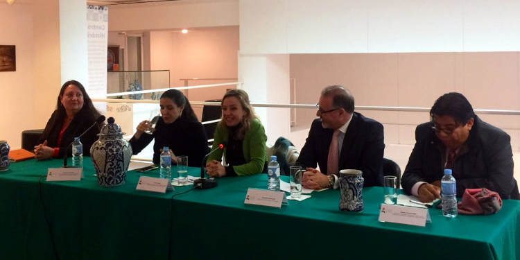 Los participantes en la mesa redonda analizaron la importancia de esta nueva declaratoria para México y España. / Foto: @IMEXEsp