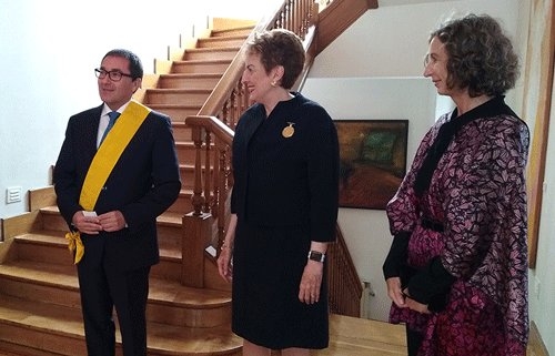 El Gobierno de México condecora al embajador eslovaco en España