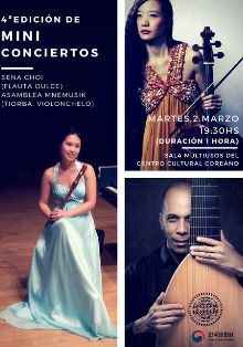 Comienza la 4ª edición de Miniconciertos en el Centro Cultural Coreano