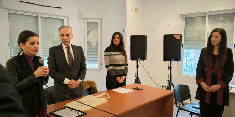 La ministra Sira Rego, presente en el homenaje a la Mujer Palestina