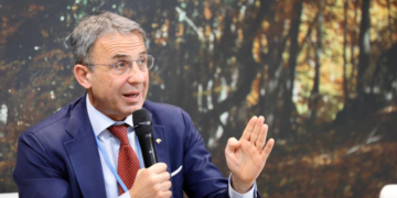 El ministro italiano Sergio Costa durante una de sus intervenciones en la COP25. / Foto: @Connect4Climate