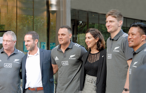 Homenaje de la Embajada de Nueva Zelanda a los All Blacks en Madrid