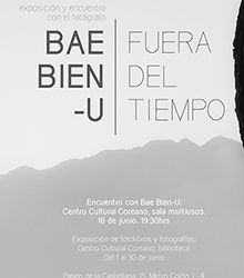 El Centro Cultural Coreano organiza un encuentro con BAE BIEN-U