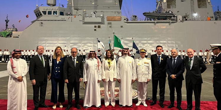 Navantia entrega a Arabia Saudí la cuarta corbeta construida en Bahía de Cádiz 
