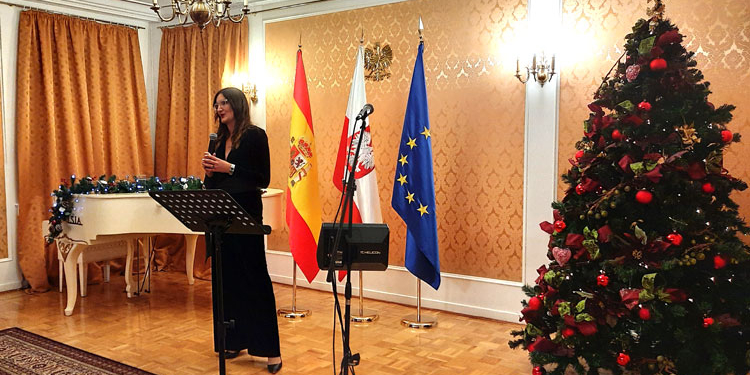 Recital de villancicos en la Embajada de Polonia para felicitar las Navidades