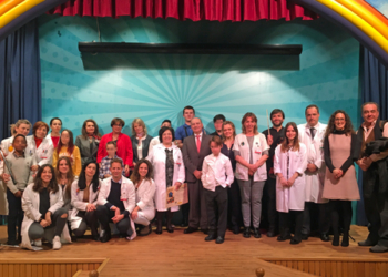 La embajadora de Chipre, en el aniversario del Colegio Hospital Niño Jesús