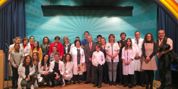 La embajadora de Chipre, en el aniversario del Colegio Hospital Niño Jesús