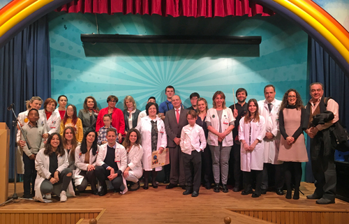 La embajadora de Chipre, en el aniversario del Colegio Hospital Niño Jesús