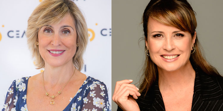 Núria Vilanova, presidenta de CEAPI y Mireya Cisneros, fundadora de Unidos en Red