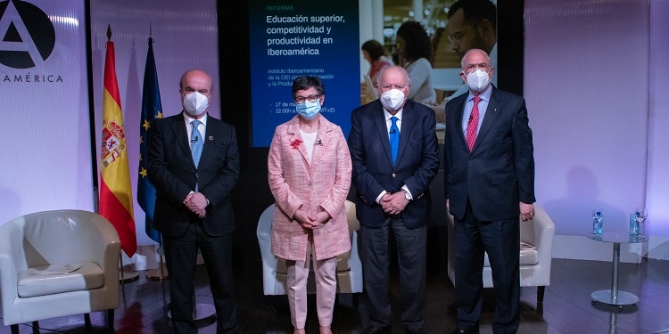 González Laya, Gurría y OEI instan a cerrar la brecha educativa en Iberoamérica