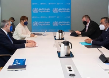 Un momento de la reunión entre ambas delegaciones./ Foto: OMT