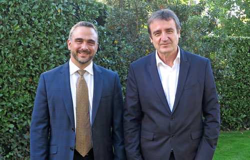 Los nuevos copresidentes de OSAC, Fernando Matus y Héctor Sánchez.