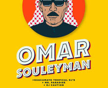 El cantante Omar Souleyman en concierto en la Sala Copérnico de Madrid