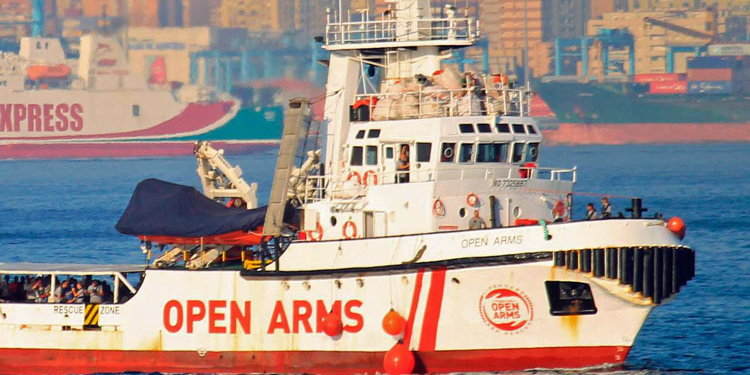 El barco 'Open Arms', en una foto de archivo.
