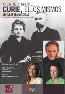 Pierre y Marie Curie: lectura dramatizada de sus textos y cartas