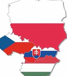 Fotografía del Nuevo Visegrado en el Consulado húngaro de Barcelona