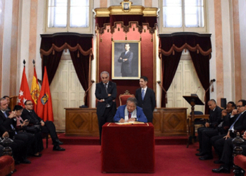 Diplomáticos árabes conmemoran el Día de la Tierra Palestina en Alcalá de Henares