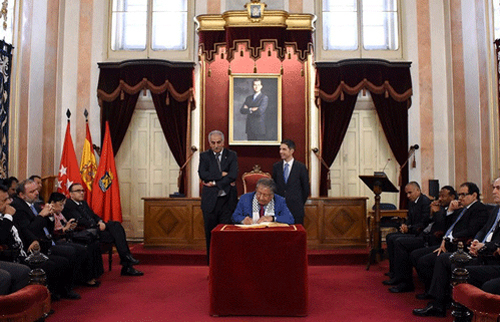 Diplomáticos árabes conmemoran el Día de la Tierra Palestina en Alcalá de Henares