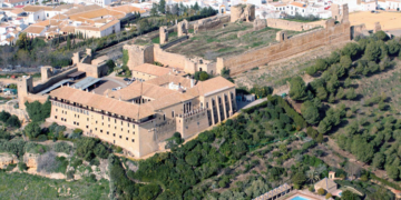 Vista aérea del Parador de Carmona./ Fotos: Paradores