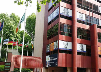 Sede de la Oficina del Parlamento Europeo en Madrid.