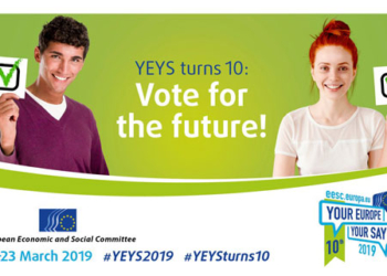 '¡Tu Europa, tu voz!' (YEYS en inglés) está organizado por el Comité Económico y Social Europeo.