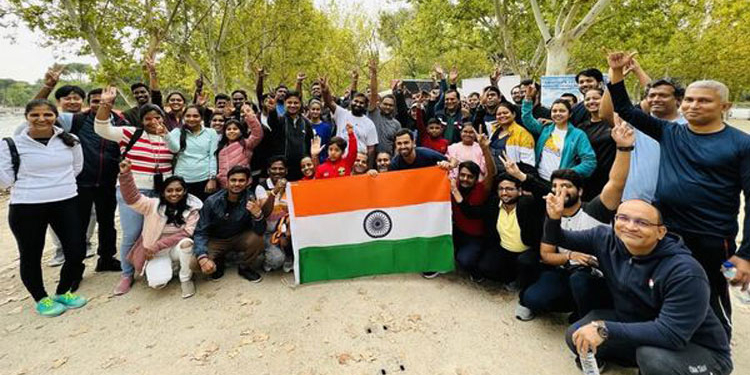 La Embajada india celebra su Día de la Unidad Nacional con una carrera popular