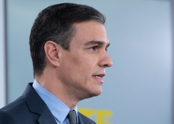 Pedro Sánchez, ayer en La Moncloa./ Foto: Pool Moncloa/Borja Puig de la Bellacasa