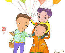 Los dibujos de Hye Young Yu alegran el Centro Cultural Coreano
