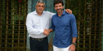 El secretario general de la OMT con el ministro de Turismo de Brasil./ Foto: Twitter