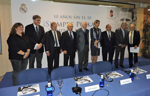 La Embajada de Hungría y el Real Madrid se unen para homenajear a Puskas