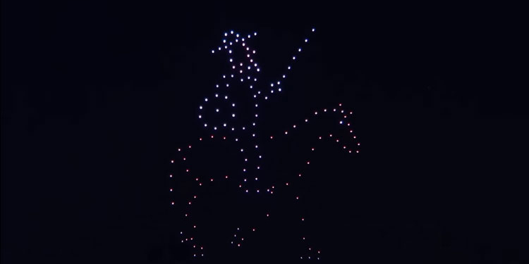 La Embajada de EE.UU. celebra el 4 de julio con un espectáculo de drones