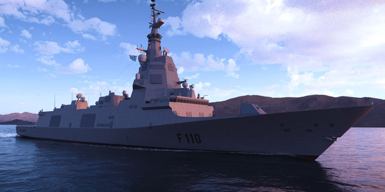 Navantia ofrece la fragata F-110 a la Marina Griega