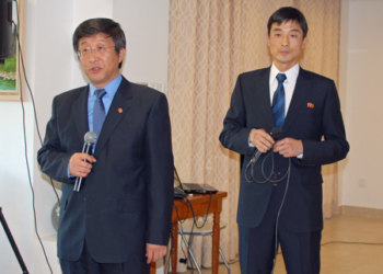 La Embajada norcoreana conmemora el 105 aniversario del nacimiento de Kim Il-sung