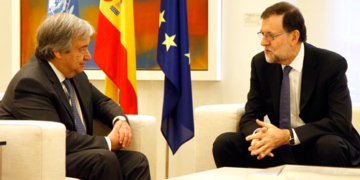 Rajoy analiza con Guterres el escenario internacional tras la victoria de Trump