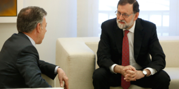 Rajoy y Santos coinciden en su preocupación por la crisis venezolana