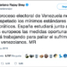 España critica las elecciones venezolanas y amenaza con más sanciones