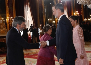 La sentencia del ‘procés’ fue la estrella en los corrillos del Palacio Real