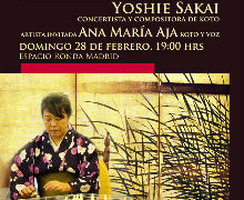 Recital de Koto con la concertista Yoshie Sakai y Ana María Aja