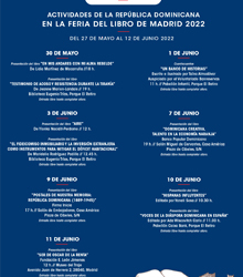 Actividades de la República Dominicana en la Feria del Libro de Madrid
